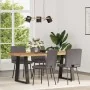 Sillas de comedor 4 unidades cuero sintético gris de , Sillas de comedor - Ref: Foro24-3315215, Precio: 168,57 €, Descuento: %