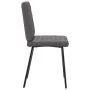 Sillas de comedor 4 unidades cuero sintético gris de , Sillas de comedor - Ref: Foro24-3315215, Precio: 168,57 €, Descuento: %