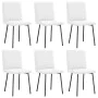 Sillas de comedor 6 uds cuero sintético blanco von , Essstühle - Ref: Foro24-3315489, Preis: 251,28 €, Rabatt: %