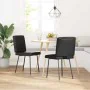 Sillas de comedor 2 unidades cuero sintético negro de , Sillas de comedor - Ref: Foro24-4101171, Precio: 86,78 €, Descuento: %