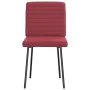 Sillas comedor 4 unidades cuero sintético rojo tinto by , dining chairs - Ref: Foro24-3315269, Price: 169,41 €, Discount: %