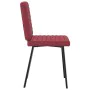 Sillas comedor 4 unidades cuero sintético rojo tinto by , dining chairs - Ref: Foro24-3315269, Price: 169,41 €, Discount: %