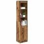 Aparador de madera vieja 37,5x35x180 cm Madera de ingeniería de , Aparadores - Ref: Foro24-861677, Precio: 84,13 €, Descuento: %