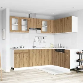 Set de muebles cocina 11 pzas madera ingeniería roble artesanal de , Armarios de cocina - Ref: Foro24-3328576, Precio: 650,30...