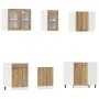 Set de muebles cocina 11 pzas madera ingeniería roble artesanal by , Kitchen cabinets - Ref: Foro24-3328576, Price: 661,14 €,...