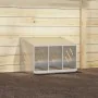 Nido para gallinas con 3 compartimentos plateado galvanizado by , Cages and habitats for small animals - Ref: Foro24-864346, ...