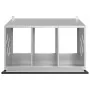 Nido para gallinas con 3 compartimentos plateado galvanizado by , Cages and habitats for small animals - Ref: Foro24-864346, ...