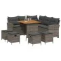 Juego de sofás de jardín en forma de L con cojines 6 pzas gris von , Gartensets - Ref: Foro24-3213541, Preis: 531,47 €, Rabat...