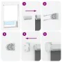 Estor Enrollable Opaco Blanco 105x175 cm Tela Ancho 100,7 cm by , Blinds and blinds - Ref: Foro24-4011935, Price: 22,49 €, Di...