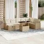 Set de sofás de jardín con cojines 9 pzas ratán sintético beige by , Garden sets - Ref: Foro24-3274868, Price: 658,07 €, Disc...