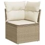 Set de sofás de jardín con cojines 9 pzas ratán sintético beige by , Garden sets - Ref: Foro24-3274868, Price: 658,07 €, Disc...