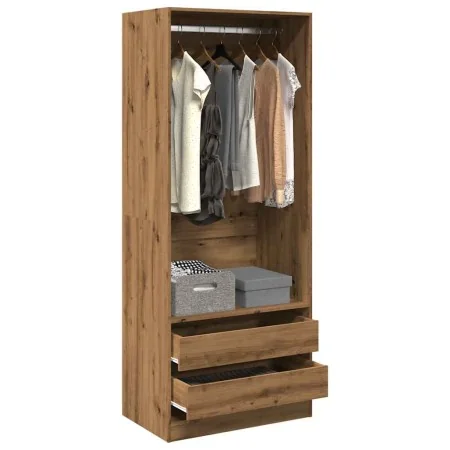 Armario de madera de ingeniería roble artesanal 80x50x200 cm von , Kleiderschränke - Ref: Foro24-3307755, Preis: 143,68 €, Ra...