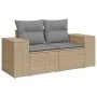 Set sofás jardín y cojines 10 pzas ratán sintético acacia beige by , Garden sets - Ref: Foro24-3327426, Price: 828,33 €, Disc...