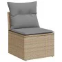 Set sofás jardín y cojines 9 pzas ratán sintético acacia beige von , Gartensets - Ref: Foro24-3327580, Preis: 640,97 €, Rabat...