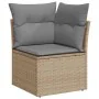 Set sofás jardín y cojines 9 pzas ratán sintético acacia beige von , Gartensets - Ref: Foro24-3327580, Preis: 640,97 €, Rabat...