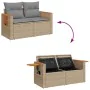 Set sofás jardín y cojines 9 pzas ratán sintético acacia beige von , Gartensets - Ref: Foro24-3327580, Preis: 640,97 €, Rabat...