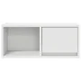 Mueble de TV de madera de ingeniería blanco 60x31x25,5 cm de , Muebles TV - Ref: Foro24-861436, Precio: 42,10 €, Descuento: %