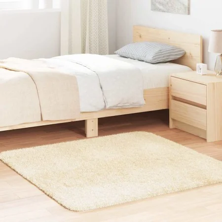 Alfombra peluda de pelo largo NAVARRA crema 120x120cm poliéster by , Rugs - Ref: Foro24-4102863, Price: 30,92 €, Discount: %