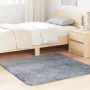 Alfombra de pelo largo NAVARRA gris plateado 120x120 cm de , Alfombras - Ref: Foro24-4102868, Precio: 24,54 €, Descuento: %