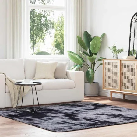 Alfombra de pelo largo NAVARRA gris oscuro 200x200 cm poliéster by , Rugs - Ref: Foro24-4102880, Price: 55,85 €, Discount: %