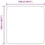 Alfombra de pelo largo NAVARRA rosa polvoriento 240x240 cm by , Rugs - Ref: Foro24-4102889, Price: 70,80 €, Discount: %