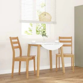 Sillas de comedor 2 uds madera maciza natural caucho by , dining chairs - Ref: Foro24-4102518, Price: 137,61 €, Discount: %