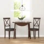 Sillas de comedor con cojines 2 uds madera maciza marrón caucho von , Essstühle - Ref: Foro24-4102402, Preis: 114,22 €, Rabat...