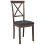 Sillas de comedor con cojines 2 uds madera maciza marrón caucho von , Essstühle - Ref: Foro24-4102402, Preis: 114,22 €, Rabat...