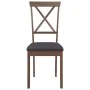 Sillas de comedor con cojines 2 uds madera maciza marrón caucho von , Essstühle - Ref: Foro24-4102402, Preis: 114,22 €, Rabat...