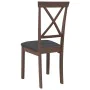 Sillas de comedor con cojines 2 uds madera maciza marrón caucho von , Essstühle - Ref: Foro24-4102402, Preis: 114,22 €, Rabat...