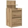 Mesillas de noche con 2 cajones 2 uds roble 38x34x80 cm by , Nightstands - Ref: Foro24-861372, Price: 96,44 €, Discount: %