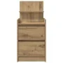 Mesillas de noche con 2 cajones 2 uds roble 38x34x80 cm by , Nightstands - Ref: Foro24-861372, Price: 96,44 €, Discount: %