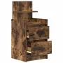 Mesillas de noche con 2 cajones 2 uds roble ahumado 38x34x80 cm de , Mesitas de noche - Ref: Foro24-861364, Precio: 93,94 €, ...