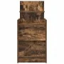 Mesillas de noche con 2 cajones 2 uds roble ahumado 38x34x80 cm de , Mesitas de noche - Ref: Foro24-861364, Precio: 93,94 €, ...