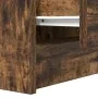 Mesillas de noche con 2 cajones 2 uds roble ahumado 38x34x80 cm de , Mesitas de noche - Ref: Foro24-861364, Precio: 93,94 €, ...
