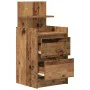 Mesillas de noche con 2 cajones 2 uds madera vieja 38x34x80 cm de , Mesitas de noche - Ref: Foro24-861370, Precio: 93,94 €, D...