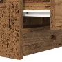 Mesillas de noche con 2 cajones 2 uds madera vieja 38x34x80 cm de , Mesitas de noche - Ref: Foro24-861370, Precio: 93,94 €, D...