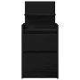 Mesillas de noche con 2 cajones 2 uds. Negro 38x34x80 cm by , Nightstands - Ref: Foro24-861358, Price: 97,84 €, Discount: %