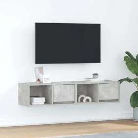 Muebles de TV 2uds madera ingeniería gris hormigón 60x31x25,5cm von , TV-Möbel - Ref: Foro24-861443, Preis: 63,03 €, Rabatt: %