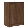 Zapatero de madera de roble marrón 57x34x76 cm by , Shoe racks and shoe organizers - Ref: Foro24-861874, Price: 85,32 €, Disc...