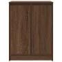 Zapatero de madera de roble marrón 57x34x76 cm by , Shoe racks and shoe organizers - Ref: Foro24-861874, Price: 85,32 €, Disc...