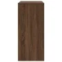 Zapatero de madera de roble marrón 57x34x76 cm by , Shoe racks and shoe organizers - Ref: Foro24-861874, Price: 85,32 €, Disc...