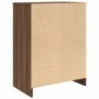 Zapatero de madera de roble marrón 57x34x76 cm by , Shoe racks and shoe organizers - Ref: Foro24-861874, Price: 85,32 €, Disc...