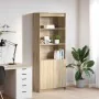 Aparador alto madera de ingeniería roble Sonoma 70x35x180 cm von , Sideboards - Ref: Foro24-3328473, Preis: 121,79 €, Rabatt: %
