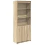 Aparador alto madera de ingeniería roble Sonoma 70x35x180 cm von , Sideboards - Ref: Foro24-3328473, Preis: 121,79 €, Rabatt: %