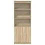 Aparador alto madera de ingeniería roble Sonoma 70x35x180 cm von , Sideboards - Ref: Foro24-3328473, Preis: 121,79 €, Rabatt: %