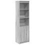 Aparador de madera de ingeniería Sonoma gris 50x35x180 cm von , Sideboards - Ref: Foro24-3328467, Preis: 107,79 €, Rabatt: %