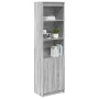 Aparador de madera de ingeniería Sonoma gris 50x35x180 cm von , Sideboards - Ref: Foro24-3328467, Preis: 107,79 €, Rabatt: %
