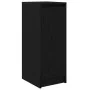 Zapatero de madera de roble negro 29,5x34x76 cm by , Shoe racks and shoe organizers - Ref: Foro24-861860, Price: 54,47 €, Dis...