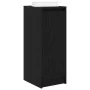 Zapatero de madera de roble negro 29,5x34x76 cm by , Shoe racks and shoe organizers - Ref: Foro24-861860, Price: 54,47 €, Dis...